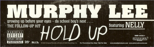 Murphy Lee : Hold Up (12", Promo)