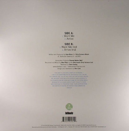 Aloe Blacc : Want Me / Arrive (12", Single)