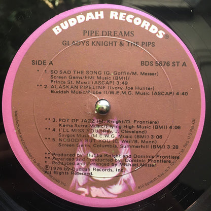 Gladys Knight & The Pips* - Pipe Dreams: The Original Motion Picture Soundtrack (LP, Album, Gol)