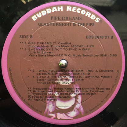 Gladys Knight & The Pips* - Pipe Dreams: The Original Motion Picture Soundtrack (LP, Album, Gol)