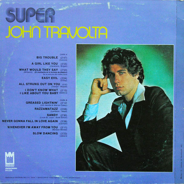 John Travolta : Super John Travolta (LP, Comp, S/Edition)