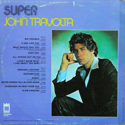 John Travolta : Super John Travolta (LP, Comp, S/Edition)