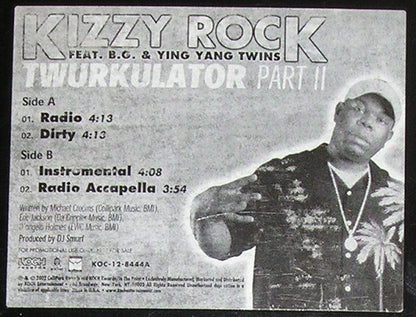 DJ Kizzy Rock - Twurkulator Part II (12", Promo)