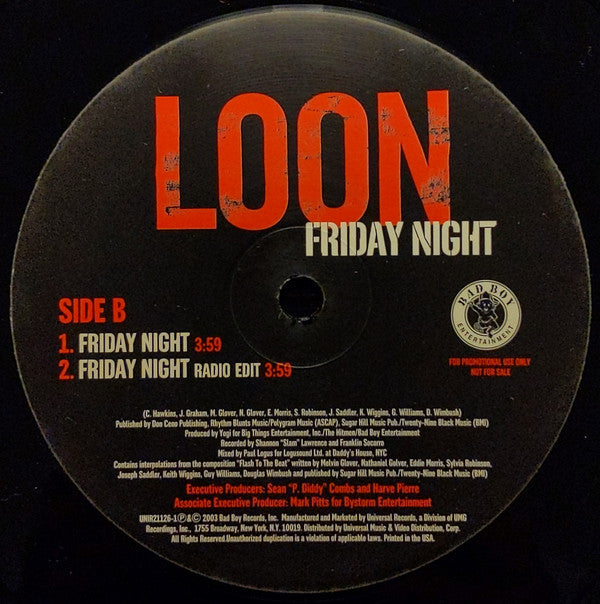 Loon - You Don't Know (12", Promo)