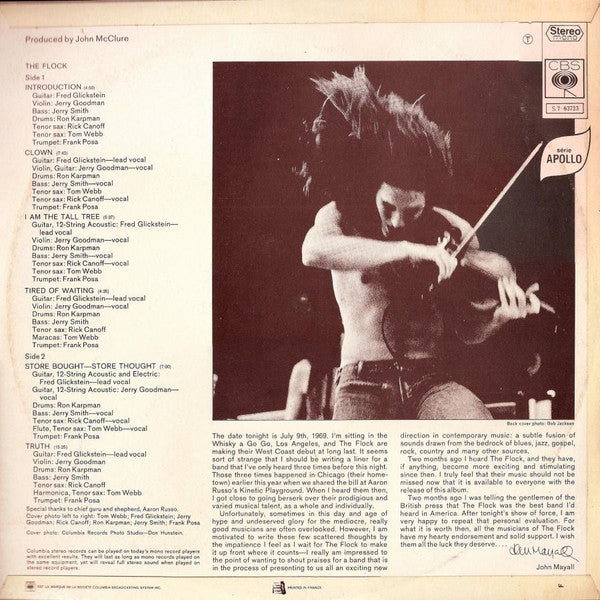 The Flock - The Flock (LP, Album)