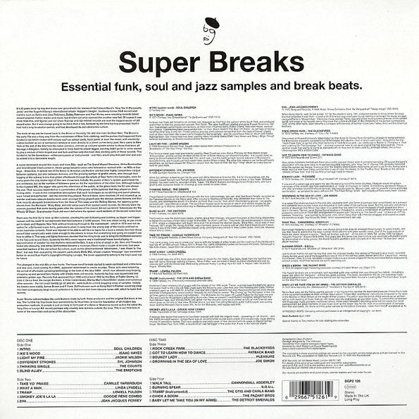Various : Super Breaks. Essential Funk, Soul And Jazz Samples And Break Beats (2xLP, Comp)