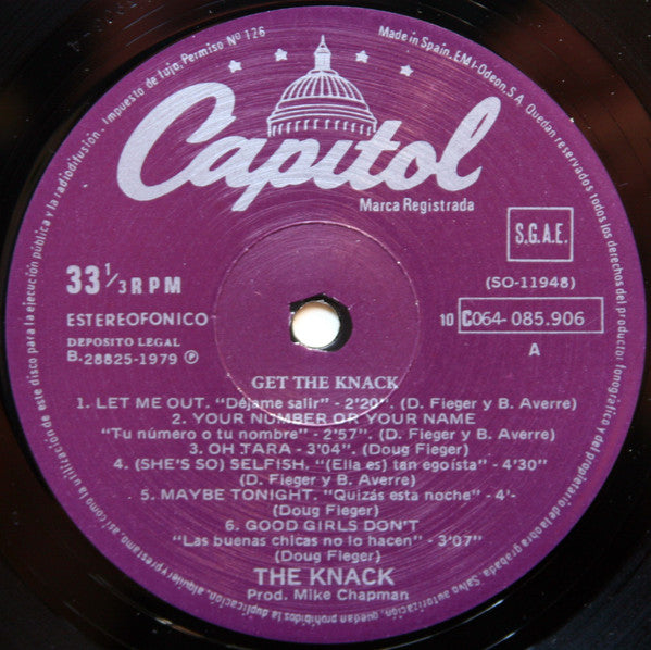 The Knack (3) : Get The Knack (LP, Album)
