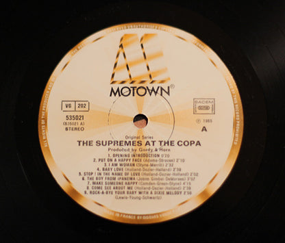 The Supremes : The Supremes At The Copa (LP, Album, RE)