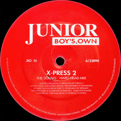 X-Press 2 - The Sound (12", Single)