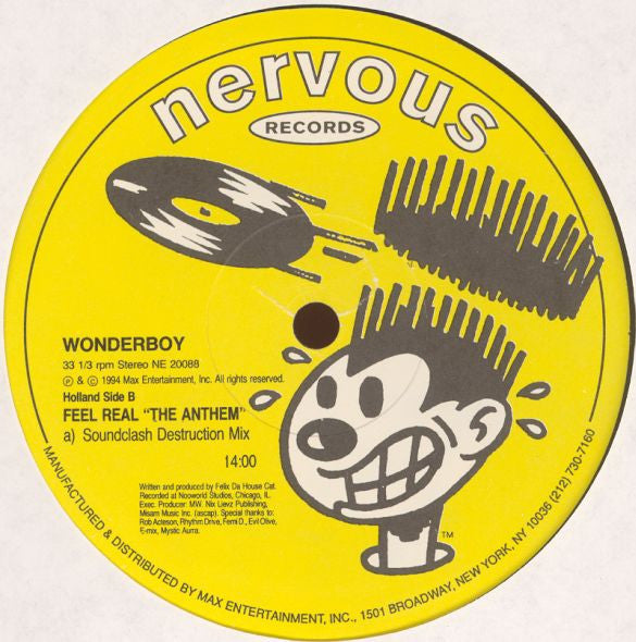 Wonderboy  - Jerk It (12")