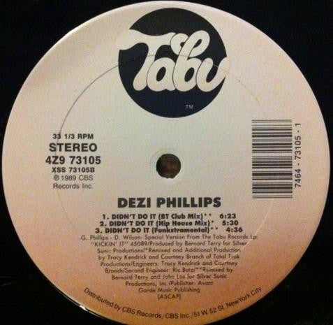 Dezi Phillips : Didn't Do It (12")