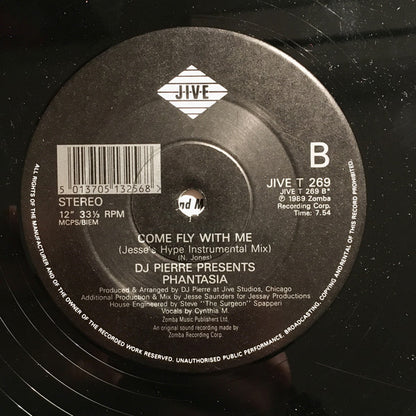 DJ Pierre Presents Phantasia* : Come Fly With Me (Graeme Park Remix) (12")