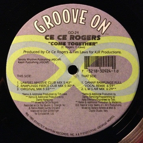Ce Ce Rogers : Come Together (12")