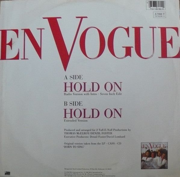 En Vogue - Hold On (12", Mus)