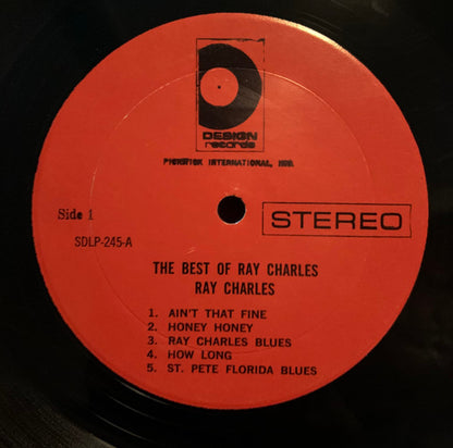 Ray Charles : The Best Of Ray Charles (LP, Comp)