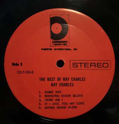 Ray Charles : The Best Of Ray Charles (LP, Comp)