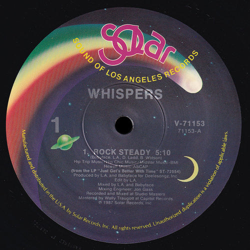 Whispers* - Rock Steady (12", Single)