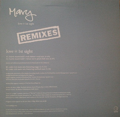 Mary* - Love @ 1st Sight (Remixes) (12", Promo)