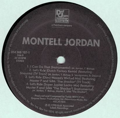Montell Jordan - I Can Do That (12")