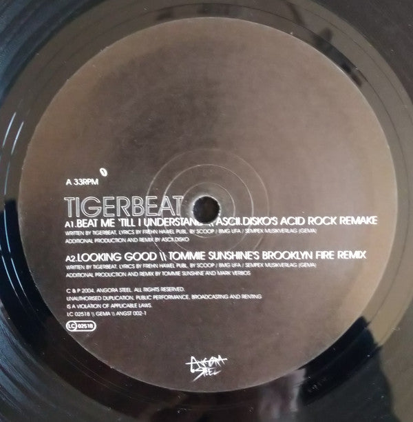 Tigerbeat - Beat Me 'Till I Understand (12")