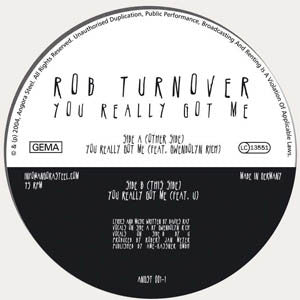 Rob Turnover - You Really Got Me (7")