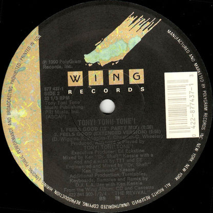 Tony! Toni! Toné! - Feels Good (12", Single)