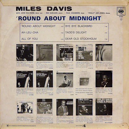 Miles Davis : 'Round About Midnight (LP, Album, Mono, RE)