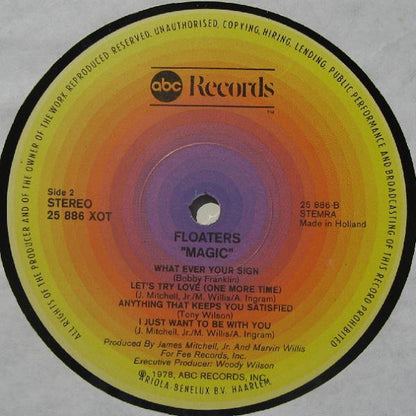 The Floaters : Magic (LP, Album)