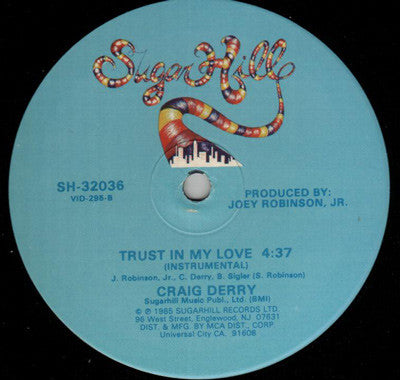 Craig Derry - Trust In My Love (12", Single)