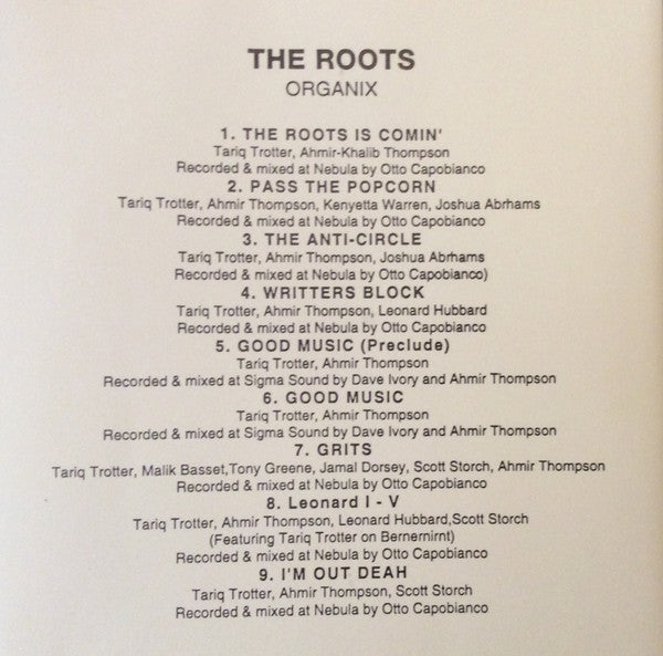 The Roots : Organix (CD, Album)