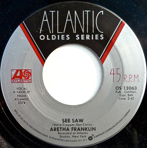 Aretha Franklin : (You Make Me Feel Like) A Natural Woman (7", Single)