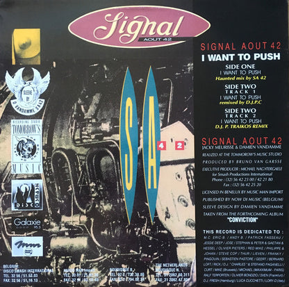 Signal Aout 42 - I Want To Push (12")