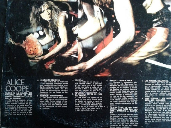 Alice Cooper : School Days - Las Primeras Grabaciones (2xLP, Comp, Gat)
