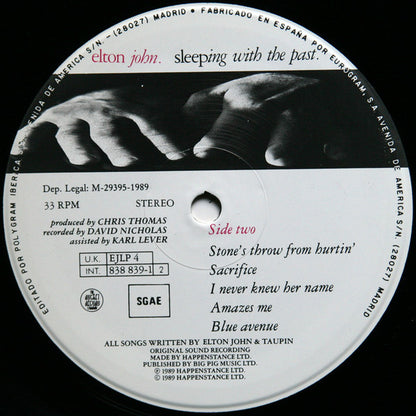 Elton John - Sleeping With The Past (LP, Album)