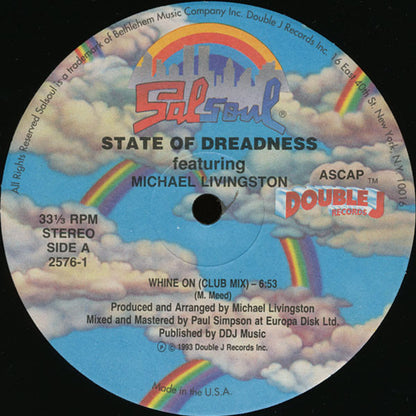 State Of Dreadness Featuring Michael Livingston - Whine On (12")