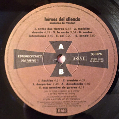Héroes Del Silencio : Senderos De Traición (LP, Album)