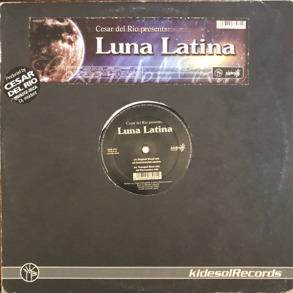 César Del Rio - Luna Latina (12")