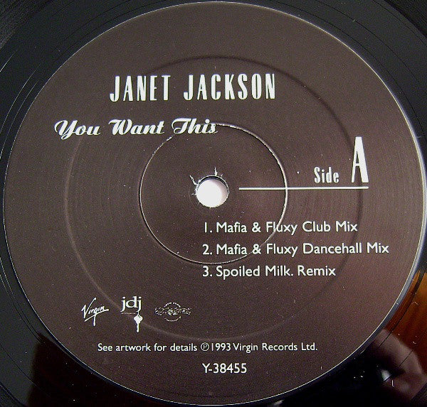 Janet Jackson - You Want This (12")