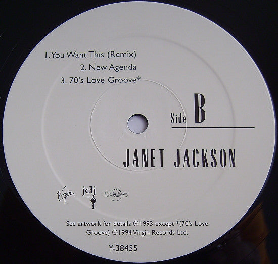 Janet Jackson - You Want This (12")