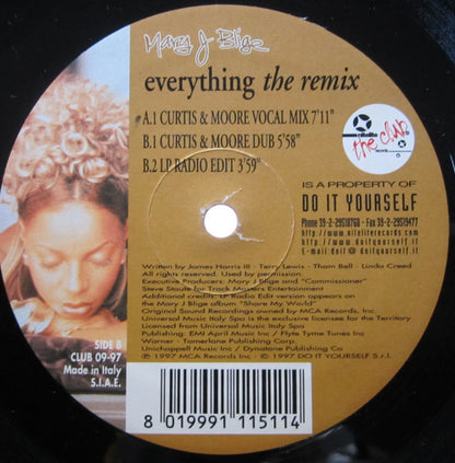 Mary J. Blige : Everything (The Remix) (12")