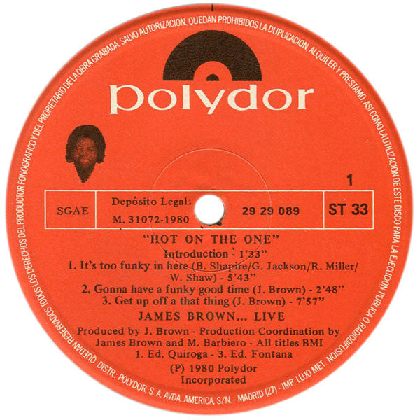 James Brown : ...Live Hot On The One (2xLP, Album)