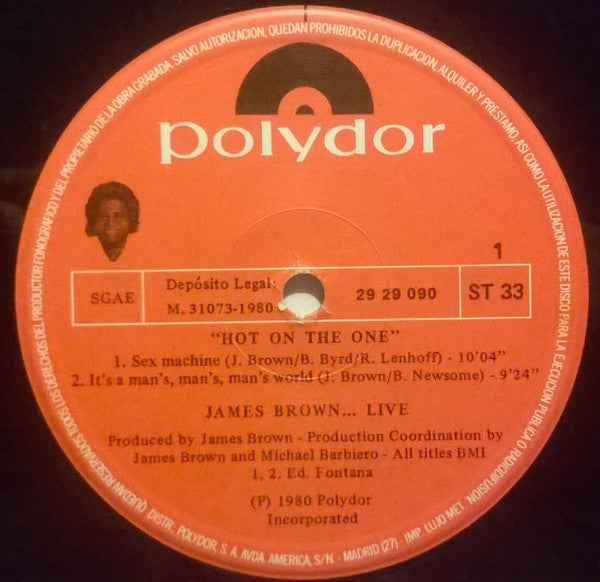 James Brown : ...Live Hot On The One (2xLP, Album)
