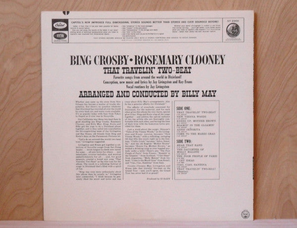 Bing Crosby • Rosemary Clooney : That Travelin' Two-Beat (LP, Album)