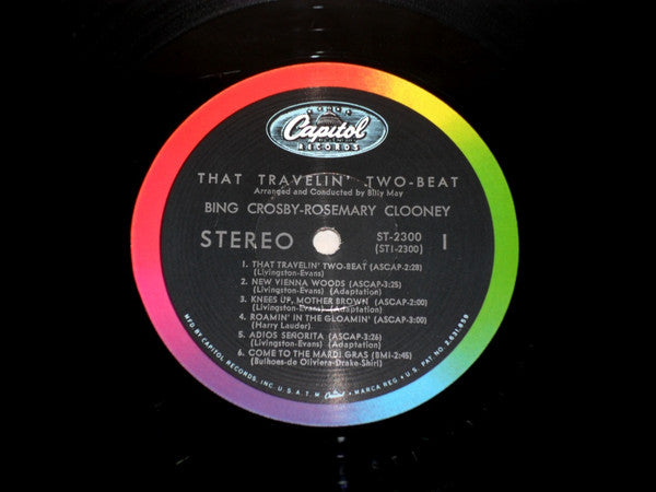 Bing Crosby • Rosemary Clooney : That Travelin' Two-Beat (LP, Album)