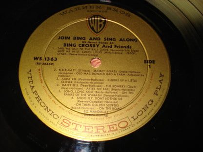 Bing Crosby : Join Bing & Sing Along (LP, Album)