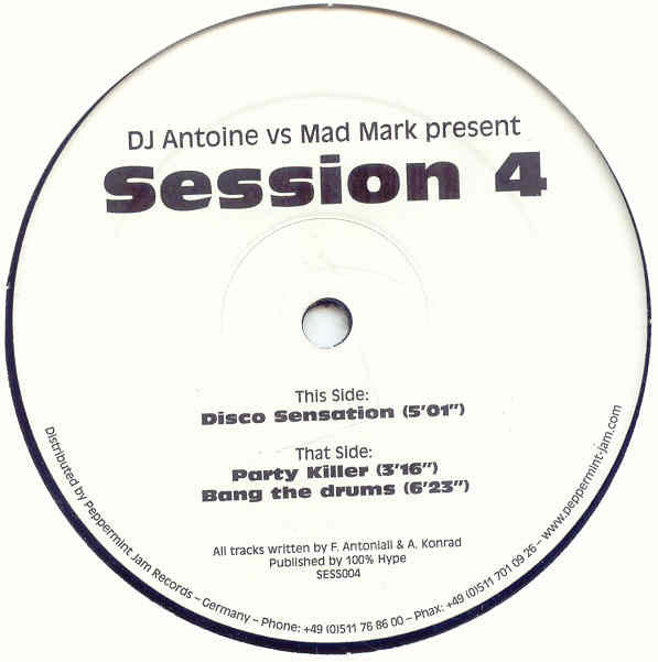 DJ Antoine vs. Mad Mark : Session 4 (12")