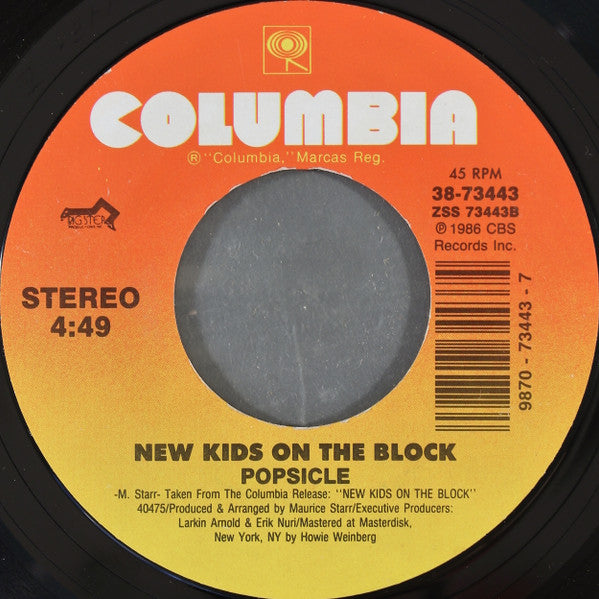 New Kids On The Block - Let's Try It Again (7", Styrene)