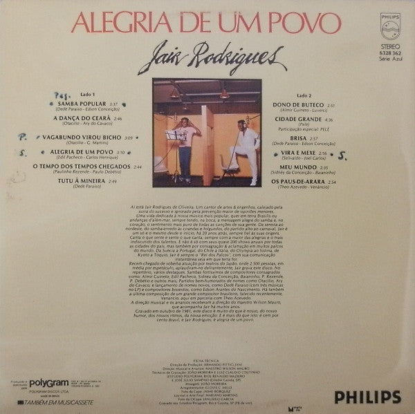 Jair Rodrigues - Alegria De Um Povo (LP, Album)