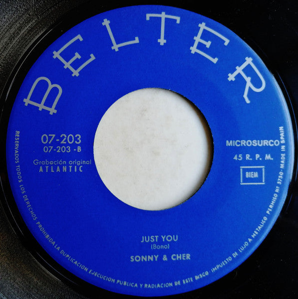 Sonny & Cher : I Got You Babe (7", Single)