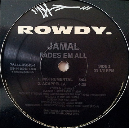 Jamal (2) : Fades Em All (12")
